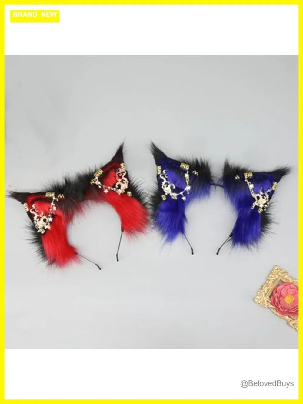 Faux Fur Cat Ear Headband Fashion Cosplay Party Hair Accessory